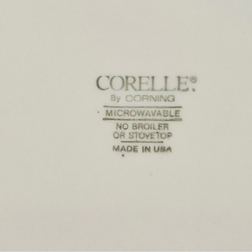 Vintage Corelle Dinnerware Black Orchid Break Resistant Dinner Plates Set Of 2 - Picture 2 of 6
